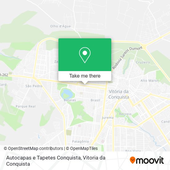 Autocapas e Tapetes Conquista map