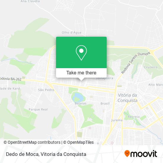 Dedo de Moca map