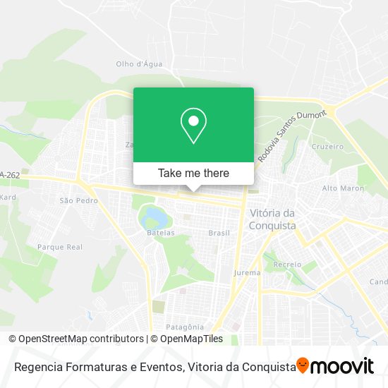 Regencia Formaturas e Eventos map