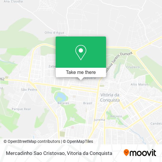 Mercadinho Sao Cristovao map