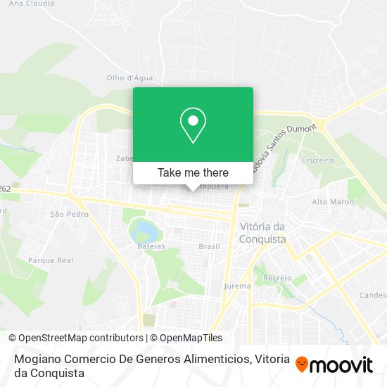 Mogiano Comercio De Generos Alimenticios map
