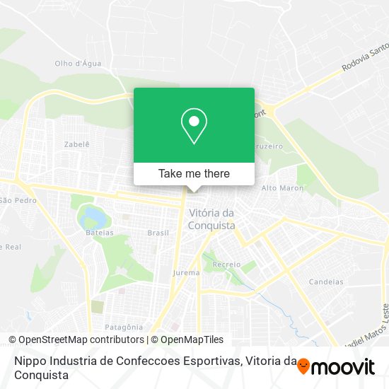 Nippo Industria de Confeccoes Esportivas map