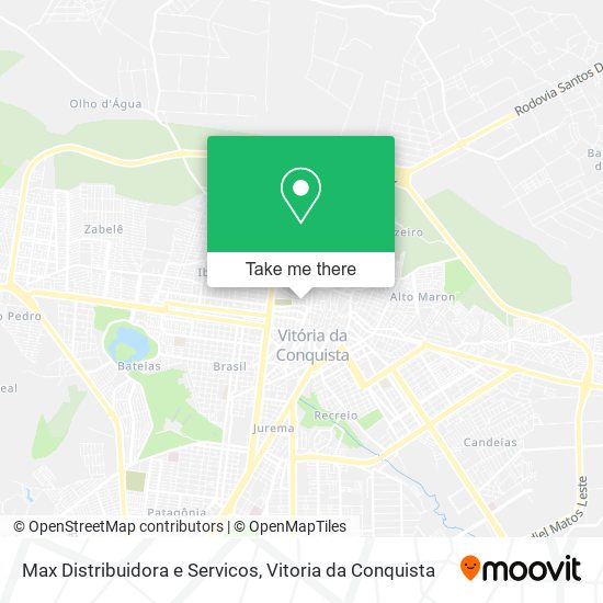 Mapa Max Distribuidora e Servicos