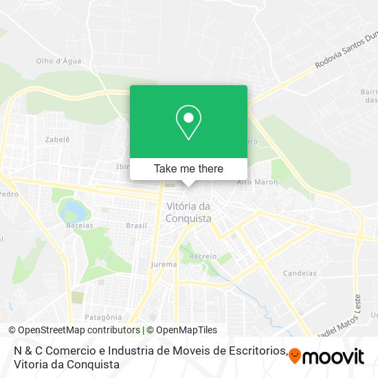 N & C Comercio e Industria de Moveis de Escritorios map