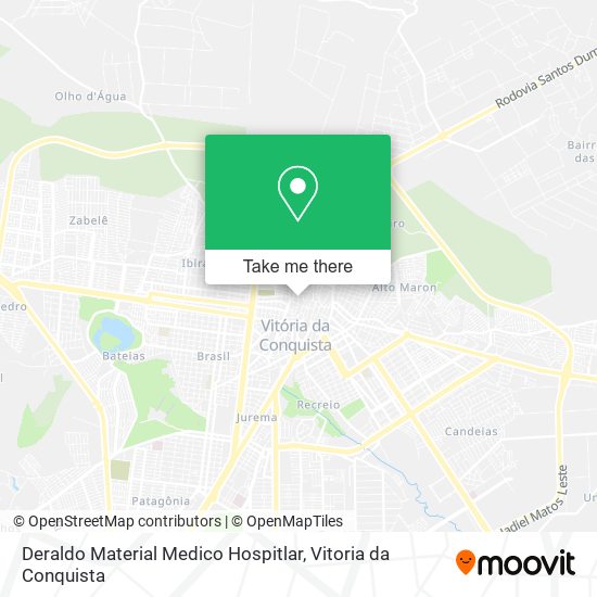 Deraldo Material Medico Hospitlar map