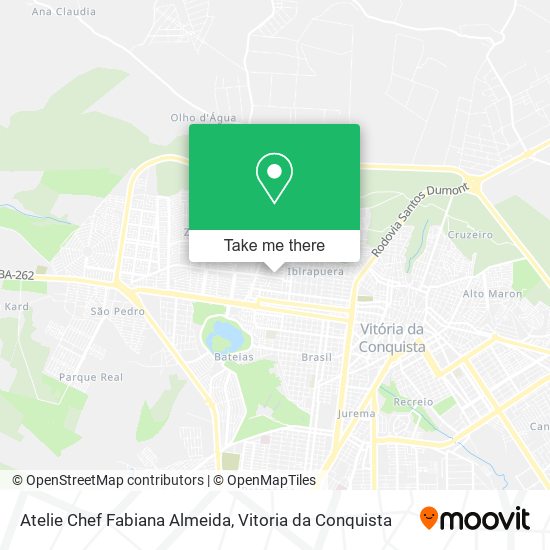 Atelie Chef Fabiana Almeida map