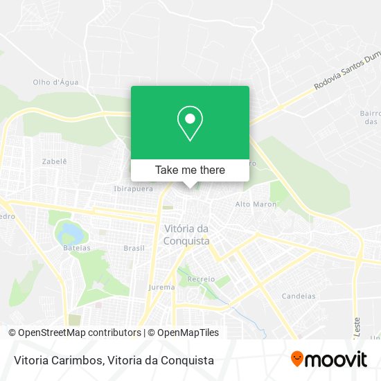 Vitoria Carimbos map