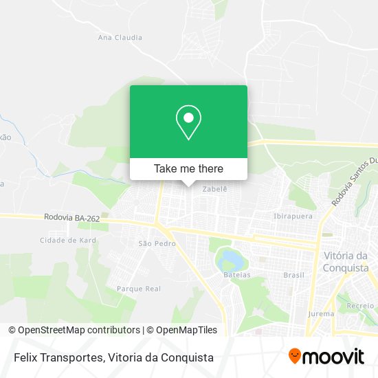 Felix Transportes map