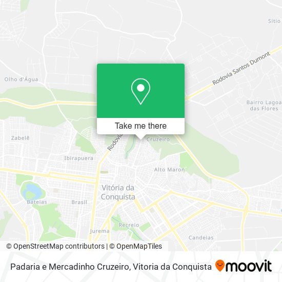 Padaria e Mercadinho Cruzeiro map