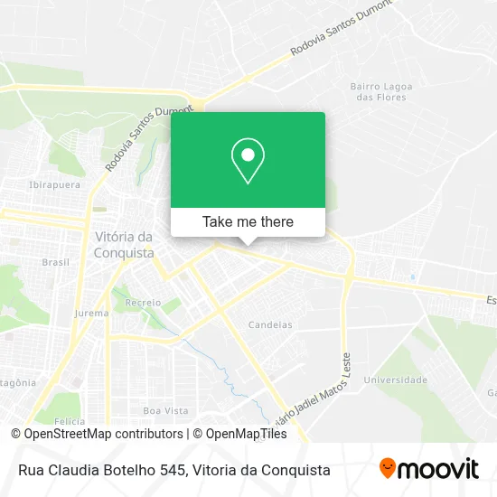 Rua Claudia Botelho 545 map