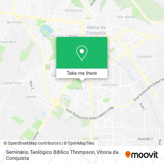 Seminário Teológico Bíblico Thompson map