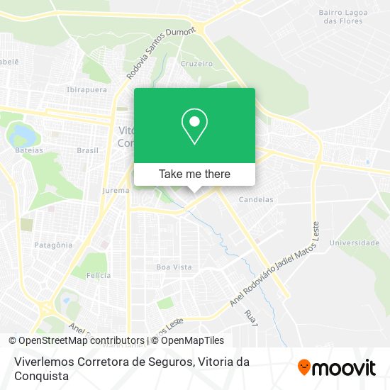 Mapa Viverlemos Corretora de Seguros