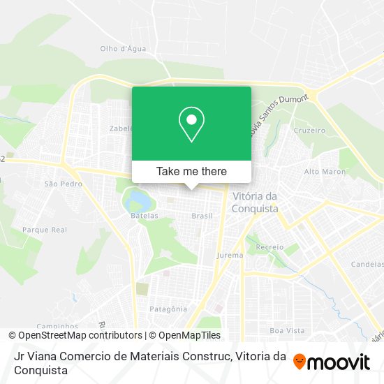 Mapa Jr Viana Comercio de Materiais Construc