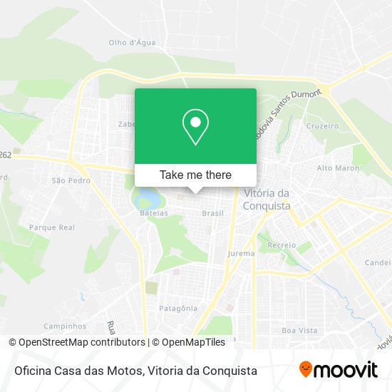 Mapa Oficina Casa das Motos