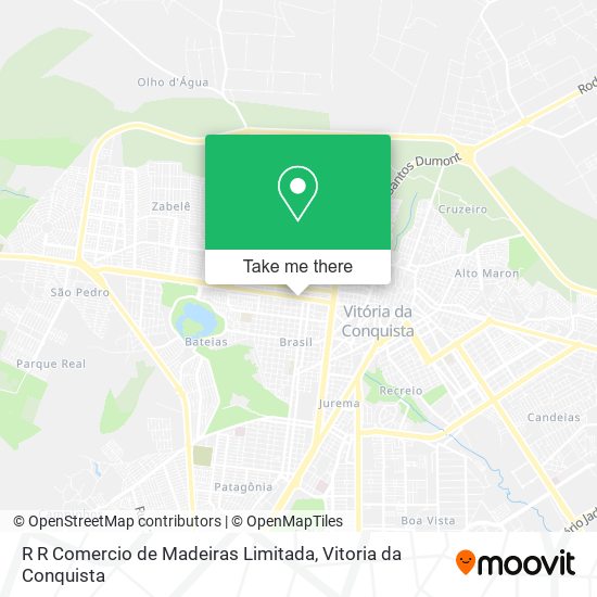 Mapa R R Comercio de Madeiras Limitada