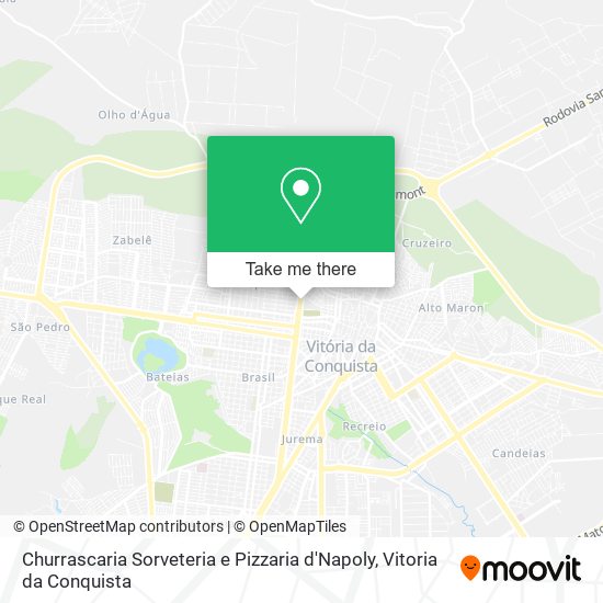 Churrascaria Sorveteria e Pizzaria d'Napoly map