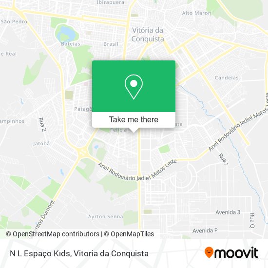 N L Espaço Kıds map