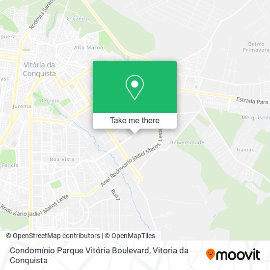 Mapa Condomínio Parque Vitória Boulevard