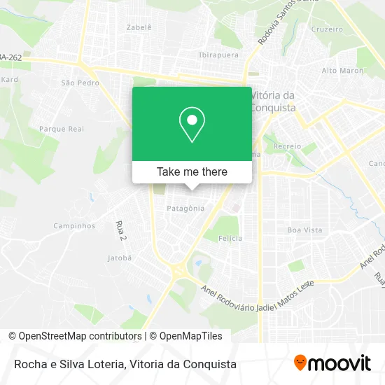 Rocha e Silva Loteria map