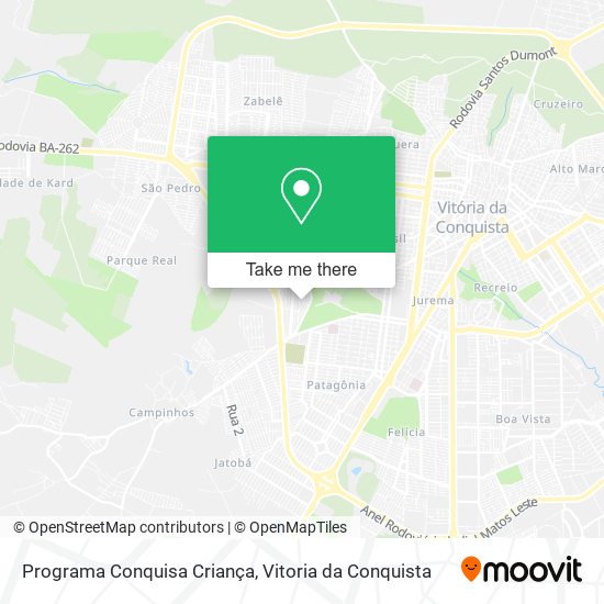 Programa Conquisa Criança map