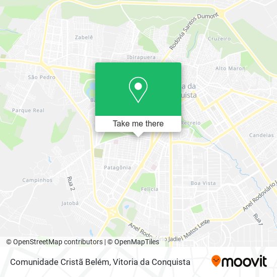 Comunidade Cristã Belém map