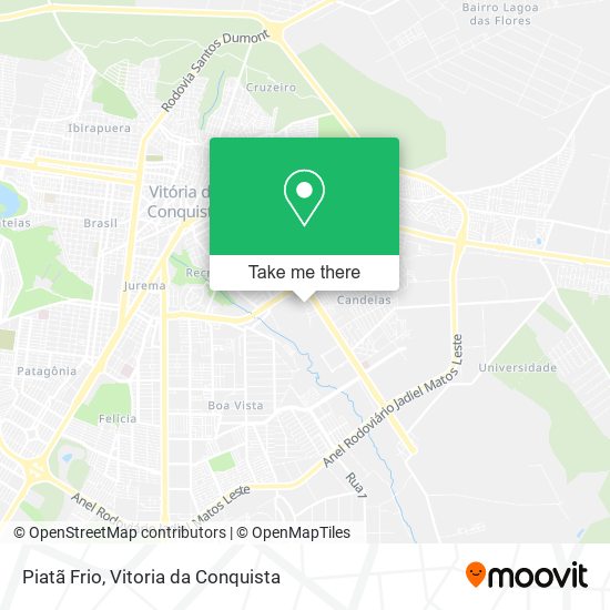 Piatã Frio map