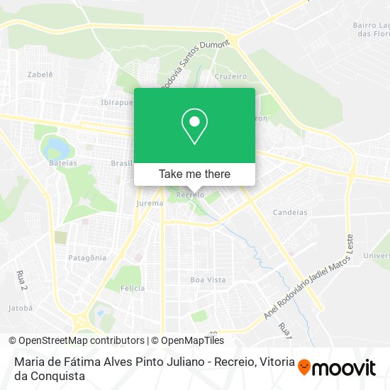 Mapa Maria de Fátima Alves Pinto Juliano - Recreio