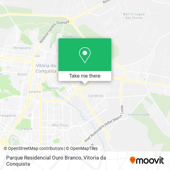 Mapa Parque Residencial Ouro Branco