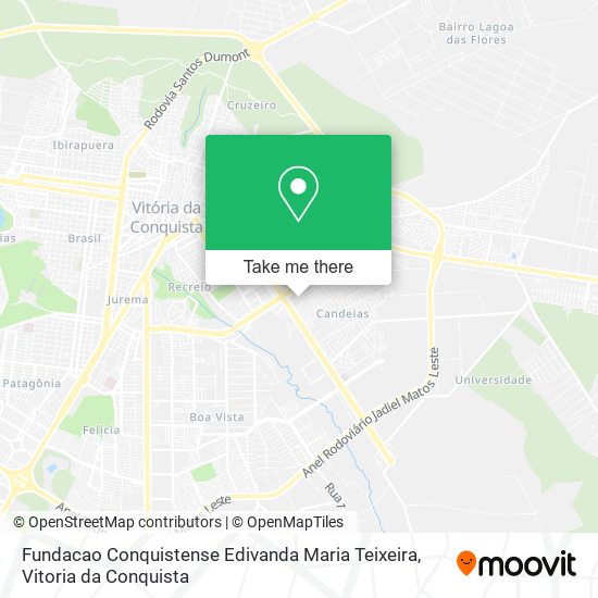 Fundacao Conquistense Edivanda Maria Teixeira map