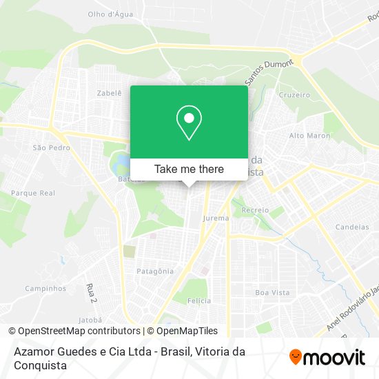 Azamor Guedes e Cia Ltda - Brasil map