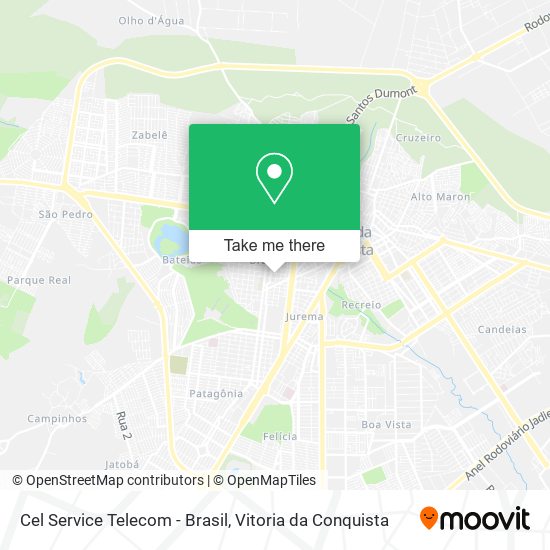 Cel Service Telecom - Brasil map