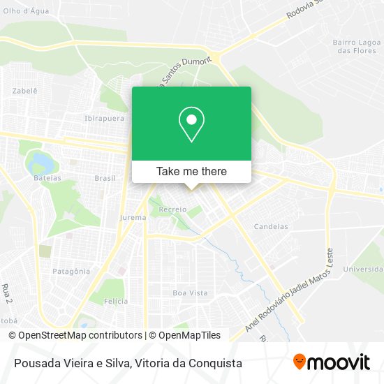 Pousada Vieira e Silva map