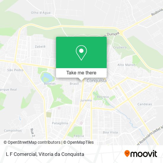L F Comercial map