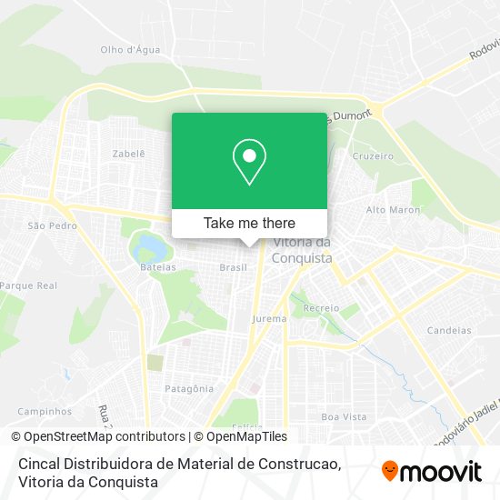 Cincal Distribuidora de Material de Construcao map