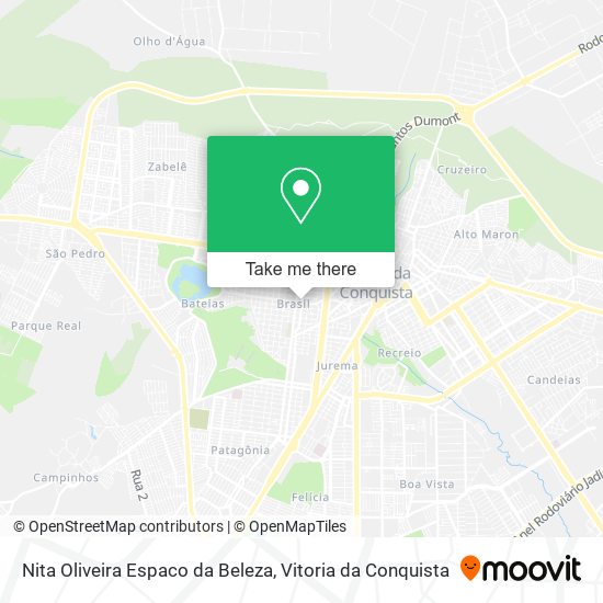 Mapa Nita Oliveira Espaco da Beleza