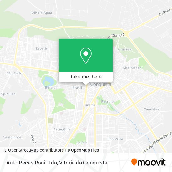 Auto Pecas Roni Ltda map