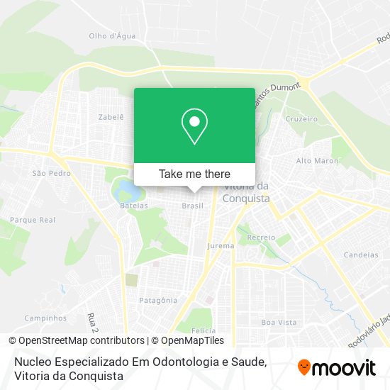 Nucleo Especializado Em Odontologia e Saude map