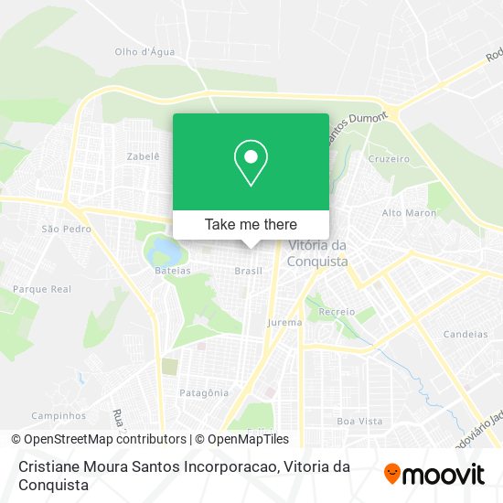 Cristiane Moura Santos Incorporacao map