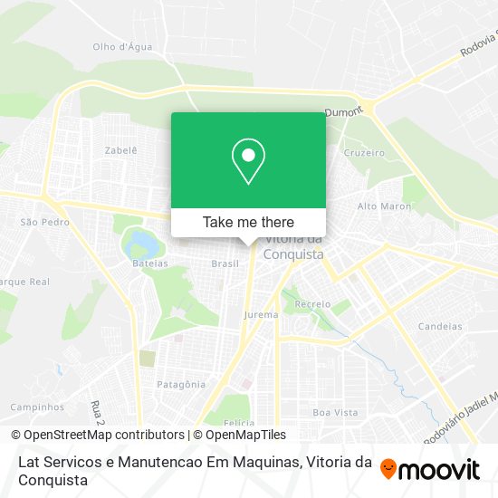 Lat Servicos e Manutencao Em Maquinas map