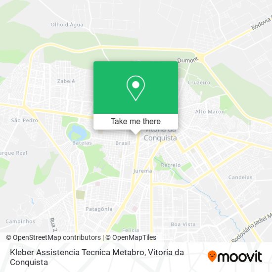 Kleber Assistencia Tecnica Metabro map