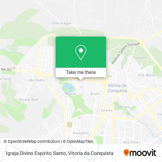 Mapa Igreja Divino Espirito Santo