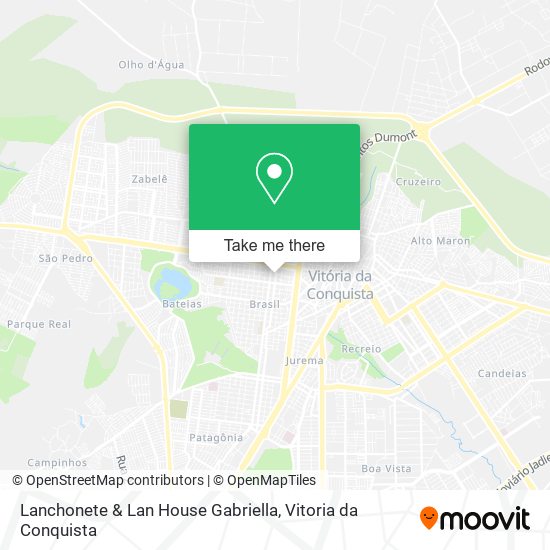 Lanchonete & Lan House Gabriella map