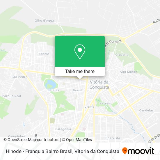 Hinode - Franquia Bairro Brasil map