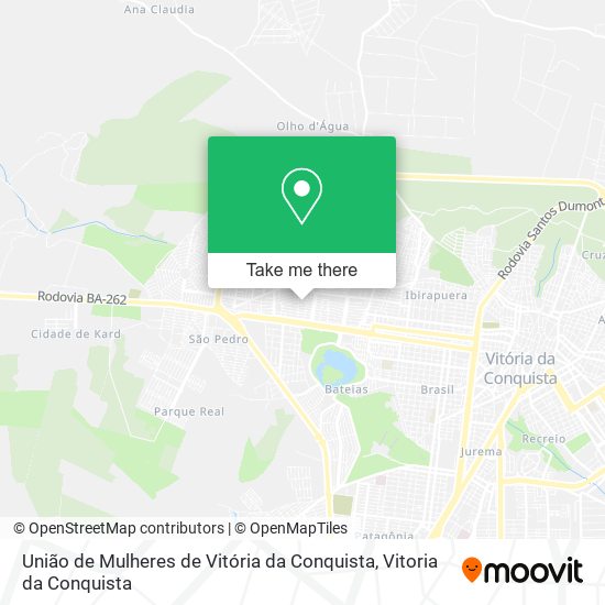 União de Mulheres de Vitória da Conquista map