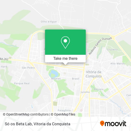 Só os Beta Lab map