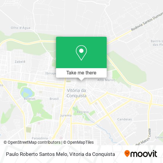 Paulo Roberto Santos Melo map