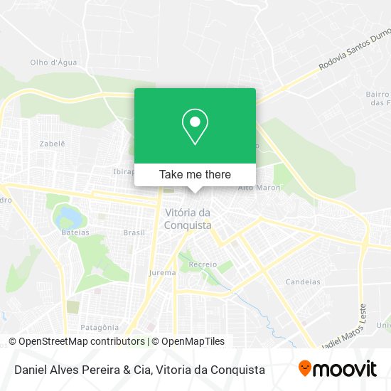 Daniel Alves Pereira & Cia map