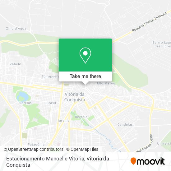 Mapa Estacionamento Manoel e Vitória