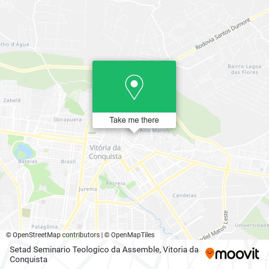 Setad Seminario Teologico da Assemble map