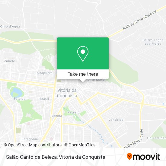 Salão Canto da Beleza map